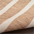 Pemberly Row Modern / Contemporary 7'x10' Fabric Jute Ivory Area Rug