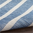 Pemberly Row Modern / Contemporary 8'x10' Fabric Navy Ivory Area Rug