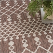 Pemberly Row Modern / Contemporary 5'x7' Fabric Natural Area Rug