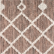 Pemberly Row Modern / Contemporary 5'x7' Fabric Natural Area Rug