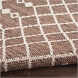 Pemberly Row Modern / Contemporary 5'x7' Fabric Natural Area Rug