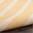 Pemberly Row Modern / Contemporary 5'x7' Fabric Yelow Ivory Area Rug