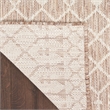 Pemberly Row Modern / Contemporary 7'x10' Fabric Beige Area Rug