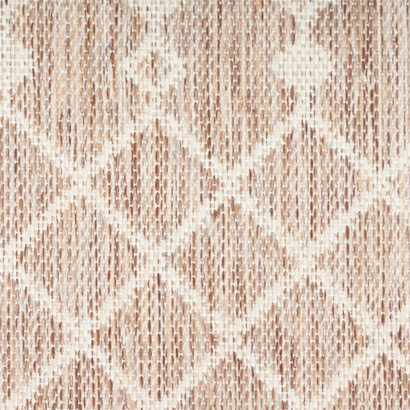 Pemberly Row Modern / Contemporary 7'x10' Fabric Beige Area Rug
