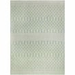 Pemberly Row Modern / Contemporary 9'x12' Fabric Blue Green Area Rug