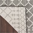 Pemberly Row Modern / Contemporary 9'x12' Fabric Charcoal Area Rug