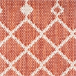 Pemberly Row Modern / Contemporary 6'x9' Fabric Terracotta Area Rug