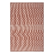 Pemberly Row Modern / Contemporary 6'x9' Fabric Terracotta Area Rug