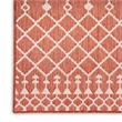 Pemberly Row Modern / Contemporary 9'x12' Fabric Terracotta Area Rug