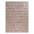 Pemberly Row Contemporary 9'x12' Fabric Natural Ivory Area Rug