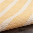 Pemberly Row Contemporary 7'x10' Fabric Yelow Ivory Area Rug