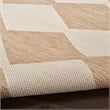 Pemberly Row Modern / Contemporary 7'x10' Jute Plush Rug in Beige