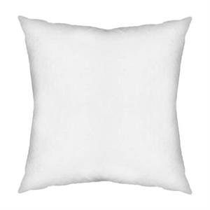 Pemberly Row Contemporary 20x20 Non-Allergen Fabric White Pillow insert