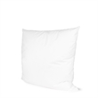 Pemberly Row Contemporary 18x18 Non-Allergen White Fabric Pillow Insert