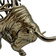 Pemberly Row Decorative Handmade Aluminum Modern Abstract Bull Sculpture Bronze