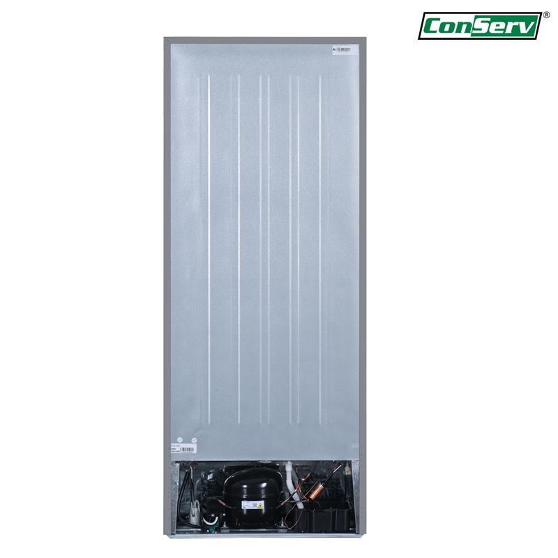 Pemberly Row 10cf Top Freezer Refrigerator 24in Frost Free Quiet 43dB 110V