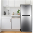 Pemberly Row 10cf Top Freezer Refrigerator 24in Frost Free Quiet 43dB 110V