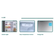 Pemberly Row 10cf Top Freezer Refrigerator 24in Frost Free Quiet 43dB 110V