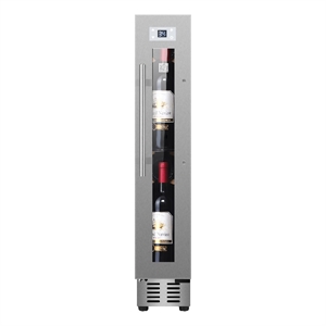 Pemberly Row 9 bottle Built-in/Freestanding Wine Ref with 7 Color LED Lights