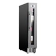 Pemberly Row 9 bottle Built-in/Freestanding Wine Ref with 7 Color LED Lights