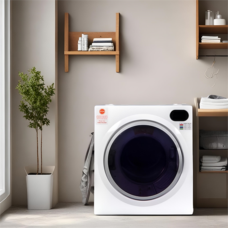 Pemberly Row Ultra Compact Short Vented Sensor Dryer 2.6cf/10lb LED Ops