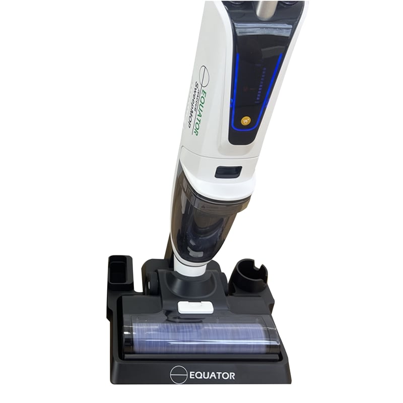 Pemberly Row Cordless Self Cleaning Wet/Dry Vacuum Sweep Mop in White