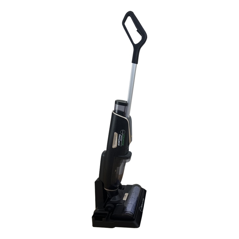 Pemberly Row Cordless Self-Cleaning Wet/Dry Vacuum Sweep Mop in Black