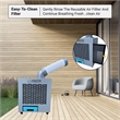 Pemberly Row 9000 BTU Outdoor Air Conditioner 3-in-1 Heater/Cooler/Fan