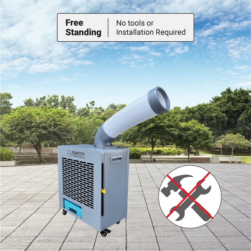 Pemberly Row 9000 BTU Outdoor Air Conditioner 3-in-1 Heater/Cooler/Fan