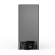 Pemberly Row 19in Black Compact 2 Door Refrigerator 4.5cf Reversible Door 110V