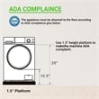 Pemberly Row Contemporary 1.62cf Plastic Washer Dryer in White