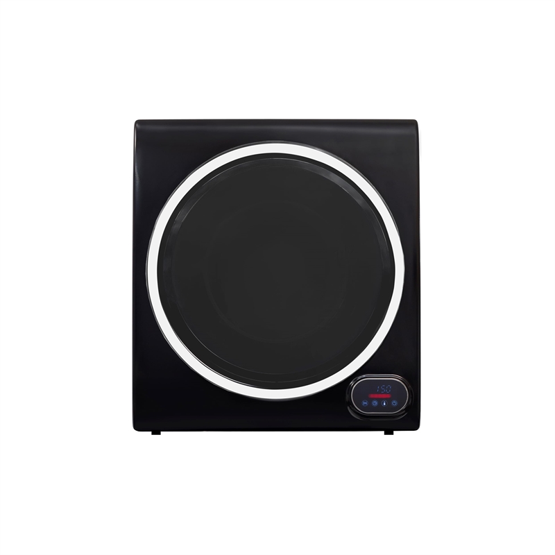 Pemberly Row 3.5 cu.ft. Compact Short Dryer with Digital Controls in Black