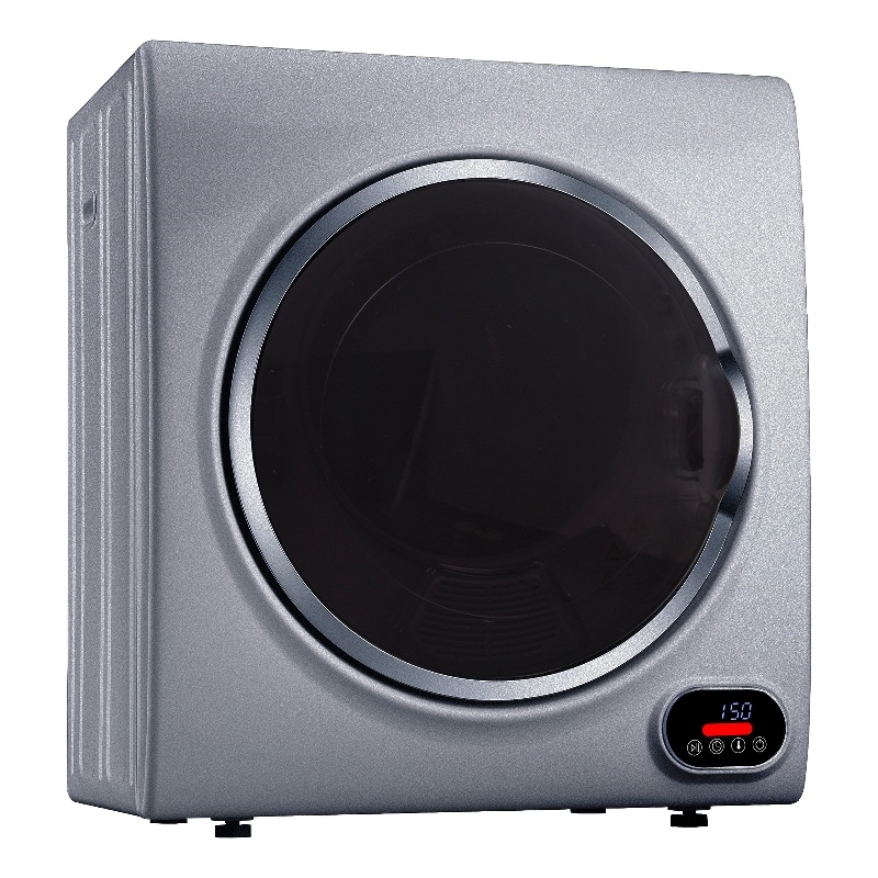 Pemberly Row 3.5 cu.ft Silver Compact Short Dryer Freestanding/Wall Mount