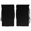 Pemberly Row 1.6 cu.ft./15 lbs Black Front Load Washer 15 Programs & Pet Cycle