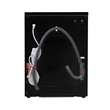 Pemberly Row 1.6 cu.ft./15 lbs Black Front Load Washer 15 Programs & Pet Cycle