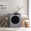 Pemberly Row 1.6 cu.ft./15 lbs Silver Front Load Washer 15 Programs & Pet Cycle