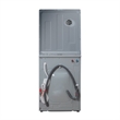 Pemberly Row 110V 1.6 cf Washer & 3.5cf Vented Digital Sensor Dryer in Silver