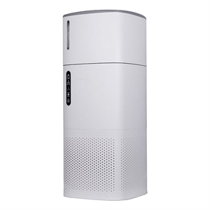 Pemberly Row Air Purifier with Sterilizer & Humidifier in White Stainless Steel
