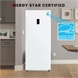 Pemberly Row 14cf Upright Freezer Convertible REF Garage Ready E-Star 28