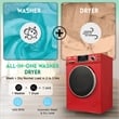 Pemberly Row All-in-One Washer Dryer Ventless/Vented Pet Cycle 1.62cf 110V