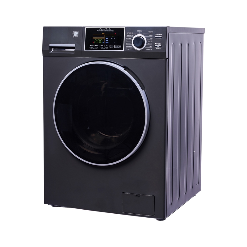 Pemberly Row All-In-One Convertible Washer-Dryer 18lb/1.9cf Sanitize Pet Cycle