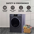 Pemberly Row All-In-One Convertible Washer-Dryer 18lb/1.9cf Sanitize Pet Cycle