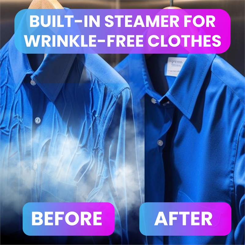 Pemberly Row Steam Dryer Closet Remove Wrinkles Deodorize Refresh Slim