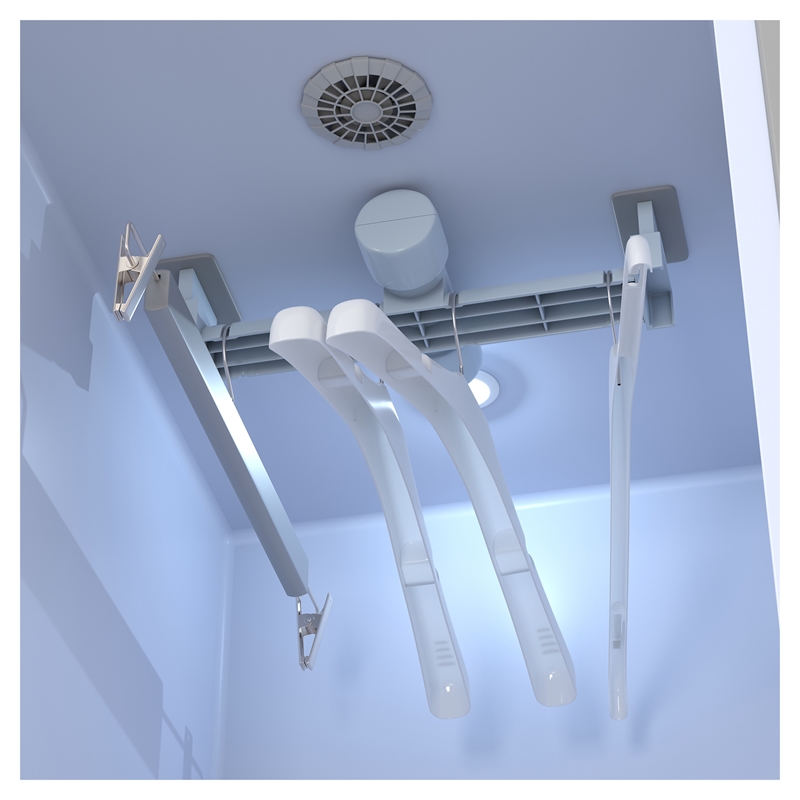 Pemberly Row Steam Dryer Closet Remove Wrinkles Deodorize Refresh Slim