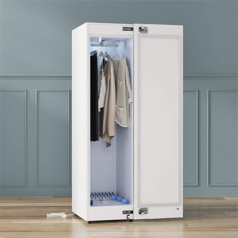 Pemberly Row Steam Dryer Closet Remove Wrinkles Deodorize Refresh Slim