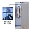 Pemberly Row Steam Dryer Closet Remove Wrinkles Sanitize Deodorize Refresh Slim