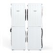 Pemberly Row Laundry Set 18 Lbs Washer 1.9cf&Vented Dryer 4cf Single Outlet 110V