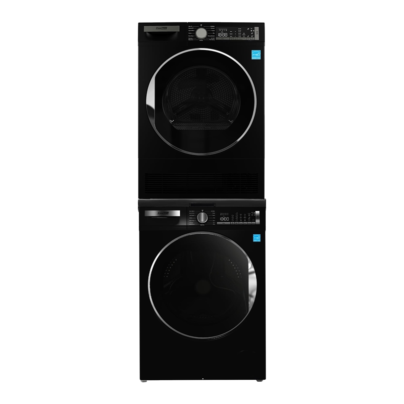 Pemberly Row E-STAR Stackable Washer2.2cf 110 V& Condensing Dryer 4Cf 220V
