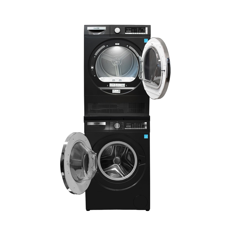Pemberly Row E-STAR Stackable Washer2.2cf 110 V& Condensing Dryer 4Cf 220V