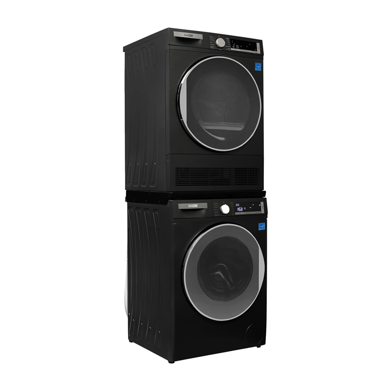 Pemberly Row E-STAR Stackable Washer2.2cf 110 V& Condensing Dryer 4Cf 220V